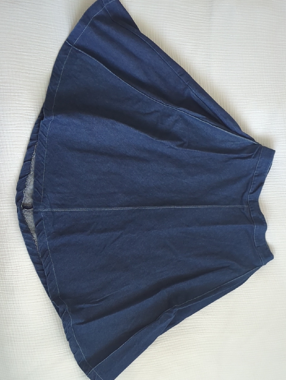 Eliza Faulkner "Winnie" Denim A-Line Skirt